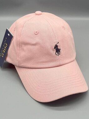 Polo by Ralph Lauren Pink Polo Player Baseball Cap